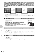 Preview for 20 page of Olympus FE 220 - Digital Camera - Compact Quick Start Manual