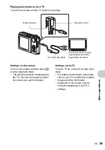 Предварительный просмотр 29 страницы Olympus FE 220 - Digital Camera - Compact Quick Start Manual