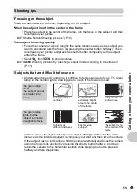 Предварительный просмотр 49 страницы Olympus FE 220 - Digital Camera - Compact Quick Start Manual