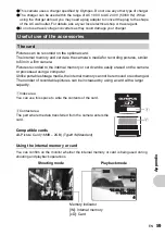 Preview for 59 page of Olympus FE 220 - Digital Camera - Compact Quick Start Manual