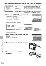 Предварительный просмотр 34 страницы Olympus FE 230 - Digital Camera - Compact (Spanish) Manual Avanzado