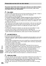 Preview for 62 page of Olympus FE 230 - Digital Camera - Compact (Spanish) Manual Avanzado