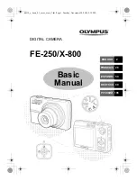 Olympus FE 250 - Digital Camera - Compact Basic Manual preview
