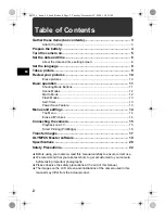 Preview for 2 page of Olympus FE 250 - Digital Camera - Compact Basic Manual