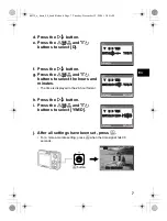 Preview for 7 page of Olympus FE 250 - Digital Camera - Compact Basic Manual