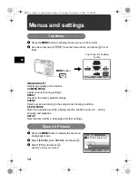 Предварительный просмотр 14 страницы Olympus FE 250 - Digital Camera - Compact Basic Manual