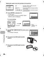 Предварительный просмотр 34 страницы Olympus FE-250/X-800 Instruction Manual