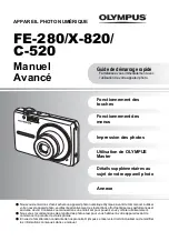Preview for 1 page of Olympus FE 280 - Digital Camera - Compact Manuel Avancé