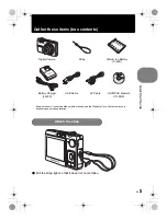 Preview for 3 page of Olympus FE 300 - Digital Camera - Compact Instruction Manual
