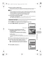 Предварительный просмотр 33 страницы Olympus FE 300 - Digital Camera - Compact Instruction Manual