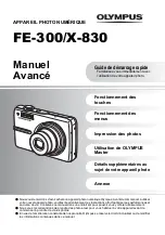 Olympus FE 300 (French) Manuel D'Instructions preview