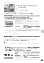 Предварительный просмотр 23 страницы Olympus FE 300 (French) Manuel D'Instructions