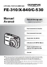 Preview for 1 page of Olympus FE 310 - Digital Camera - Compact Manuel