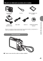 Preview for 3 page of Olympus FE 340 - Digital Camera - Compact Manuel D'Instructions