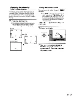 Предварительный просмотр 21 страницы Olympus FE-360/X-S7S/C-S70 Instruction Manual