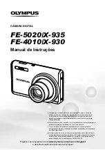 Preview for 1 page of Olympus FE 5020 - Digital Camera - Compact Manual De Instruções