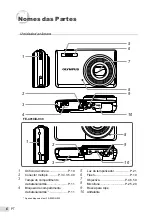 Preview for 6 page of Olympus FE 5020 - Digital Camera - Compact Manual De Instruções