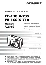 Olympus FE110 - 5 Megapixel Digital Camera Manuel Avancé preview