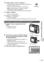 Предварительный просмотр 41 страницы Olympus FE170 - 6.0 Megapixel 3x Optical Zoom Digital... Manuel Avancé