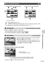 Preview for 21 page of Olympus FE210 - 7.1 MP Digital Camera Manuel Avancé