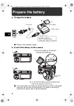 Предварительный просмотр 4 страницы Olympus FE220 - 7.1 MP Digital Camera Basic Manual