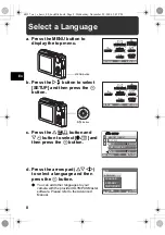 Предварительный просмотр 8 страницы Olympus FE220 - 7.1 MP Digital Camera Basic Manual