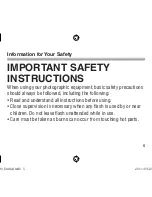 Preview for 3 page of Olympus FL-300R Instructions Manual