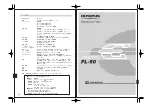 Предварительный просмотр 1 страницы Olympus FL 50 - Hot-shoe clip-on Flash Instruction