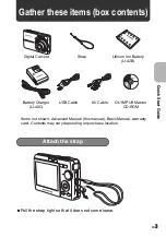 Preview for 3 page of Olympus FX-750 Quick Start Manual