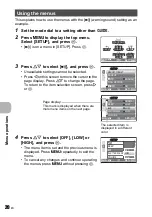 Предварительный просмотр 20 страницы Olympus FX-750 Quick Start Manual