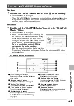 Предварительный просмотр 43 страницы Olympus FX-750 Quick Start Manual