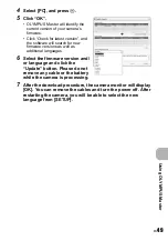 Preview for 49 page of Olympus FX-750 Quick Start Manual