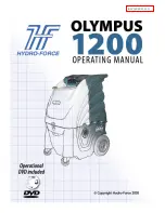 Olympus Hydro-Force1200 Operating Manual preview