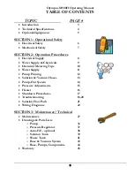 Preview for 2 page of Olympus HydroForce M500H Operating Manual