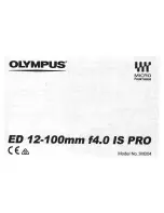 Olympus IM004 Instruction Manual preview