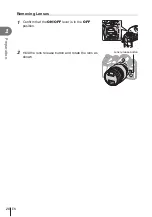 Предварительный просмотр 28 страницы Olympus IM027 Instruction Manual