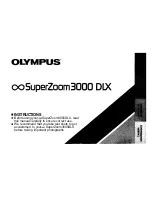 Olympus Infinity SuperZoom 3000 DLX Instructions Manual preview