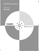 Olympus IR 500 - 4MP Digital Solutions Camera Reference Manual preview