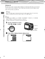 Предварительный просмотр 52 страницы Olympus IR 500 - 4MP Digital Solutions Camera Reference Manual