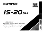 Preview for 1 page of Olympus iS-20 - QD Date 35mm SLR Camera Instructions Manual