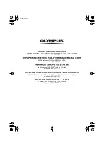 Предварительный просмотр 2 страницы Olympus IV0620C Instructions Manual