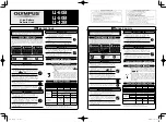 Preview for 1 page of Olympus Li-50B - Stylus 1030 SW 10.1MP Digital... Instructions