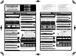 Preview for 2 page of Olympus Li-50B - Stylus 1030 SW 10.1MP Digital... Instructions