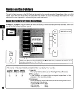 Preview for 16 page of Olympus LS-10 - Linear PCM Recorder 2 GB Digital Voice Instructions Manual