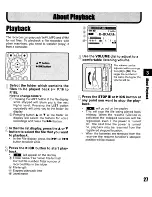 Preview for 27 page of Olympus LS-10 - Linear PCM Recorder 2 GB Digital Voice Instructions Manual