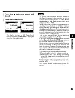 Preview for 33 page of Olympus LS-10 - Linear PCM Recorder 2 GB Digital Voice Instructions Manual