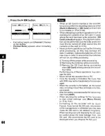 Preview for 44 page of Olympus LS-10 - Linear PCM Recorder 2 GB Digital Voice Instructions Manual