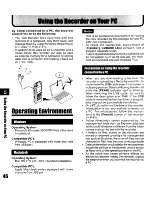 Preview for 46 page of Olympus LS-10 - Linear PCM Recorder 2 GB Digital Voice Instructions Manual