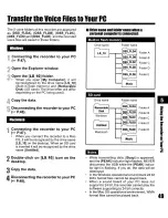 Preview for 49 page of Olympus LS-10 - Linear PCM Recorder 2 GB Digital Voice Instructions Manual