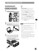 Предварительный просмотр 119 страницы Olympus LS-100 User Manual